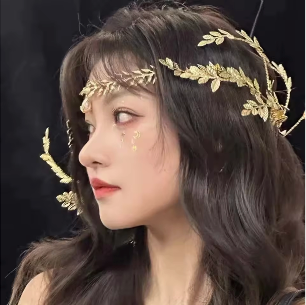 Alloy Branch Leaves crown